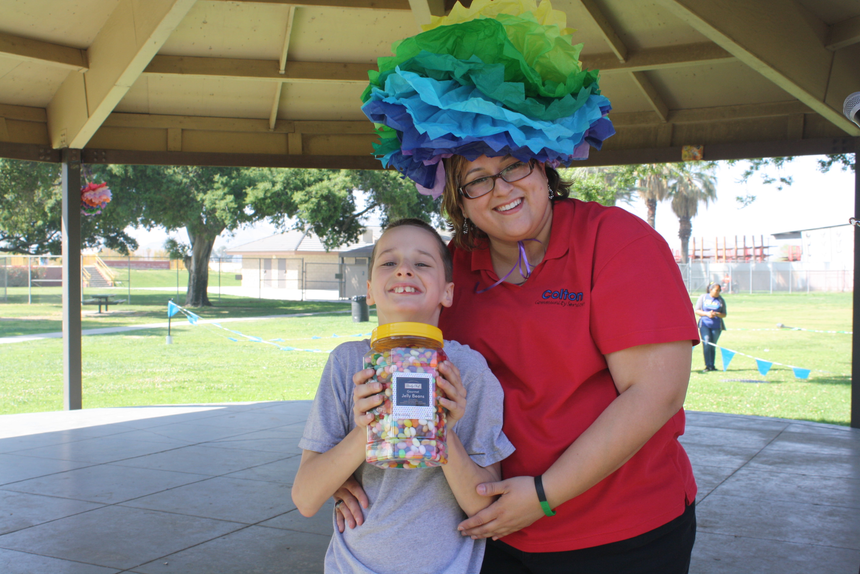 Staff & Jelly Bean Winner